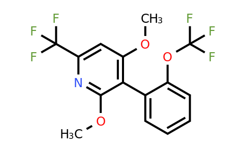 1261615-07-9 | 2,4-Dimethoxy-3-(2-(trifluoromethoxy)phenyl)-6-(trifluoromethyl)pyridine
