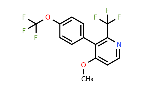 1261615-19-3 | 4-Methoxy-3-(4-(trifluoromethoxy)phenyl)-2-(trifluoromethyl)pyridine