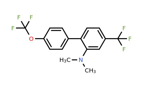 1261615-33-1 | Dimethyl-(4'-(trifluoromethoxy)-4-(trifluoromethyl)biphenyl-2-yl)-amine