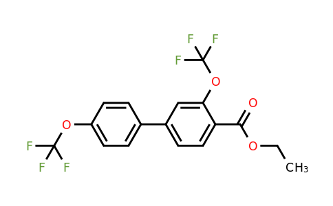 1261615-52-4 | Ethyl 3,4'-bis(trifluoromethoxy)biphenyl-4-carboxylate