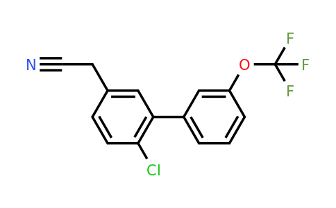 1261615-63-7 | 6-Chloro-3'-(trifluoromethoxy)biphenyl-3-acetonitrile