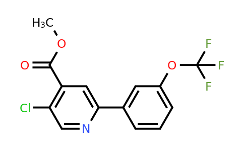 1261615-72-8 | Methyl 5-chloro-2-(3-(trifluoromethoxy)phenyl)isonicotinate