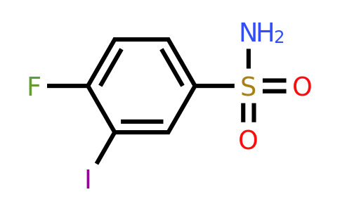 1261615-82-0 | 4-Fluoro-3-iodobenzenesulfonamide