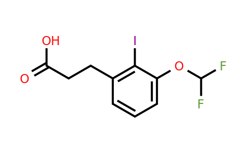 1261615-84-2 | 3-(3'-(Difluoromethoxy)-2'-iodophenyl)propionic acid