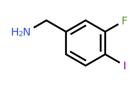 1261615-99-9 | 3-Fluoro-4-iodobenzylamine