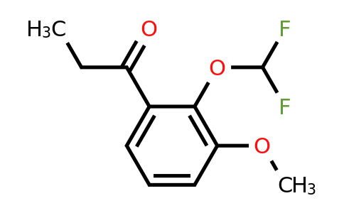1261616-00-5 | 2'-(Difluoromethoxy)-3'-methoxypropiophenone