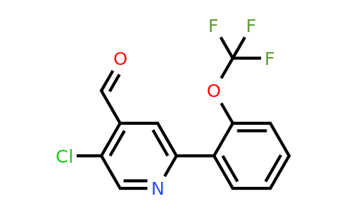 1261616-39-0 | 5-Chloro-2-(2-(trifluoromethoxy)phenyl)isonicotinaldehyde