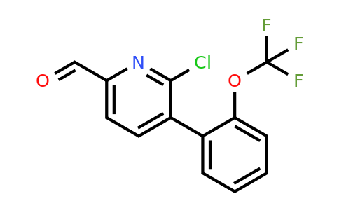 1261616-45-8 | 6-Chloro-5-(2-(trifluoromethoxy)phenyl)picolinaldehyde