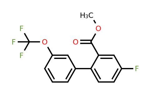 1261616-58-3 | Methyl 4-fluoro-3'-(trifluoromethoxy)biphenyl-2-carboxylate