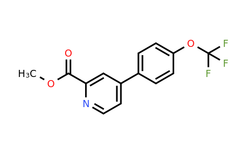 1261617-85-9 | Methyl 4-(4-(trifluoromethoxy)phenyl)picolinate