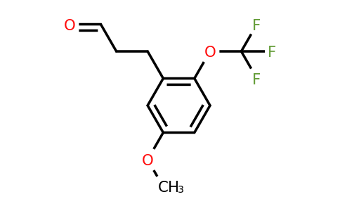 1261618-50-1 | 3-(5'-Methoxy-2'-(trifluoromethoxy)phenyl)propionaldehyde