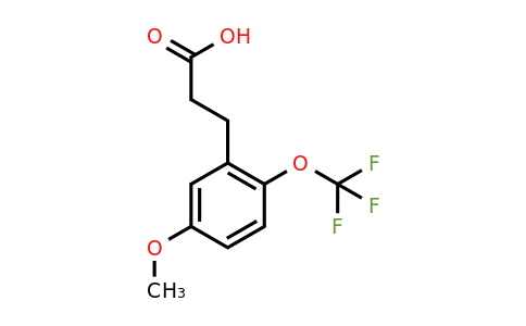 1261618-58-9 | 3-(5'-Methoxy-2'-(trifluoromethoxy)phenyl)propionic acid