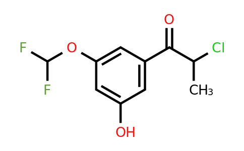 1261618-60-3 | 2-Chloro-3'-(difluoromethoxy)-5'-hydroxypropiophenone