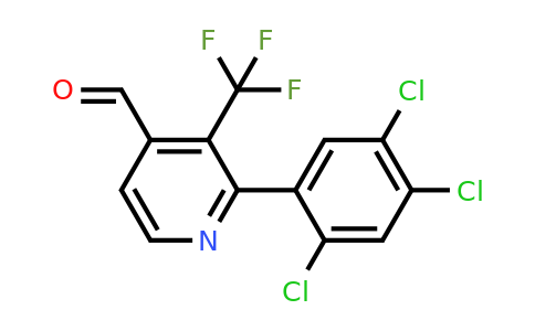 1261618-67-0 | 2-(2,4,5-Trichlorophenyl)-3-(trifluoromethyl)isonicotinaldehyde