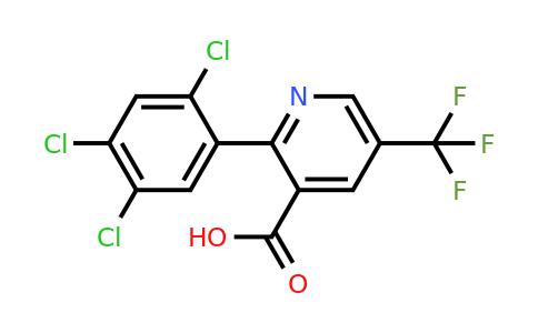 1261618-70-5 | 2-(2,4,5-Trichlorophenyl)-5-(trifluoromethyl)nicotinic acid