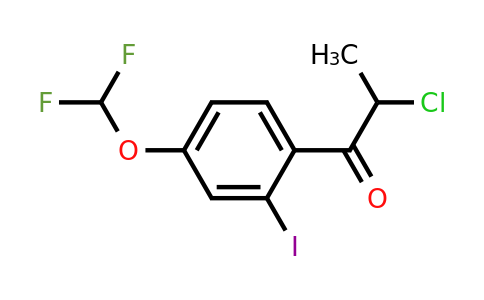 1261618-78-3 | 2-Chloro-4'-(difluoromethoxy)-2'-iodopropiophenone