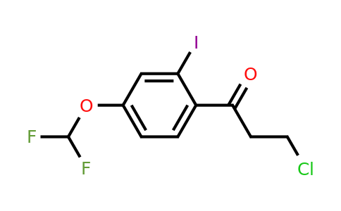 1261618-87-4 | 3-Chloro-4'-(difluoromethoxy)-2'-iodopropiophenone