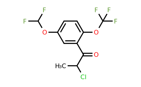 1261618-95-4 | 2-Chloro-5'-(difluoromethoxy)-2'-(trifluoromethoxy)propiophenone
