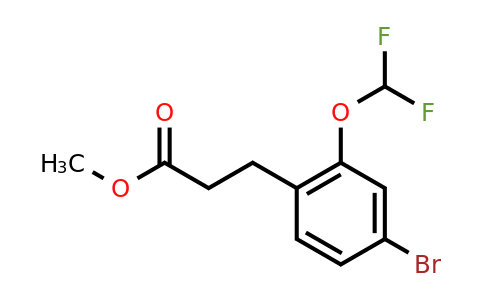 1261618-96-5 | Methyl 3-(4'-bromo-2'-(difluoromethoxy)phenyl)propionate