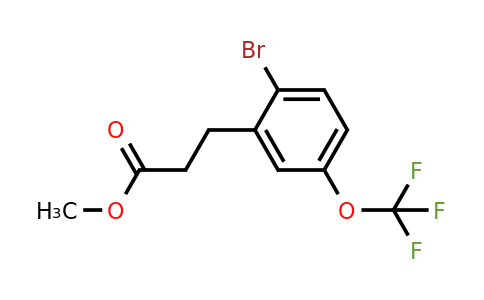1261619-21-9 | Methyl 3-(2'-bromo-5'-(trifluoromethoxy)phenyl)propionate