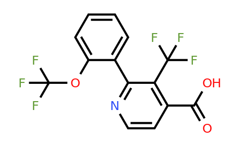 1261619-59-3 | 2-(2-(Trifluoromethoxy)phenyl)-3-(trifluoromethyl)isonicotinic acid