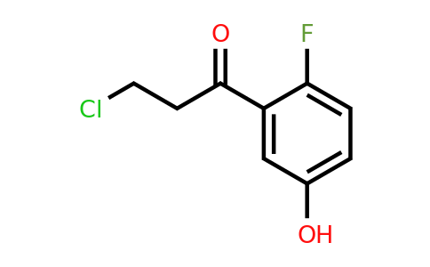 1261619-61-7 | 3-Chloro-2'-fluoro-5'-hydroxypropiophenone