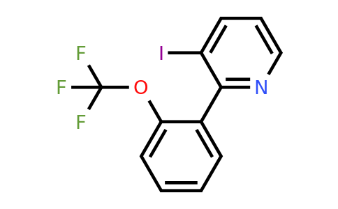 1261619-66-2 | 3-Iodo-2-(2-(trifluoromethoxy)phenyl)pyridine