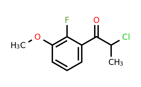 1261619-78-6 | 2-Chloro-2'-fluoro-3'-methoxypropiophenone