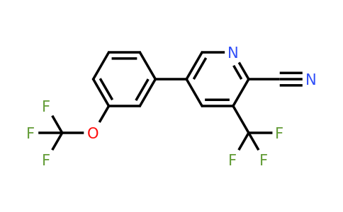 1261619-79-7 | 5-(3-(Trifluoromethoxy)phenyl)-3-(trifluoromethyl)picolinonitrile