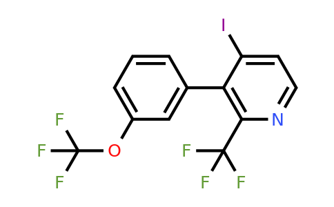 1261619-80-0 | 4-Iodo-3-(3-(trifluoromethoxy)phenyl)-2-(trifluoromethyl)pyridine