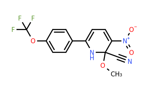 1261619-99-1 | 2-Methoxy-2-Cyano-3-nitro-6-(4-(trifluoromethoxy)phenyl)pyridine