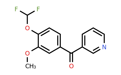 1261620-04-5 | 3-(4-(Difluoromethoxy)-3-methoxybenzoyl)pyridine