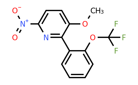 1261620-21-6 | 3-Methoxy-6-nitro-2-(2-(trifluoromethoxy)phenyl)pyridine