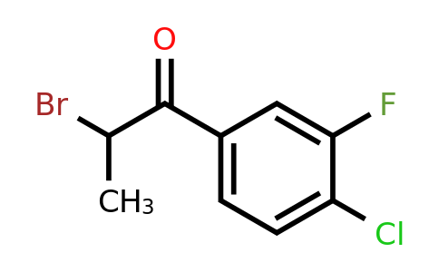 1261620-75-0 | 2-Bromo-4'-chloro-3'-fluoropropiophenone