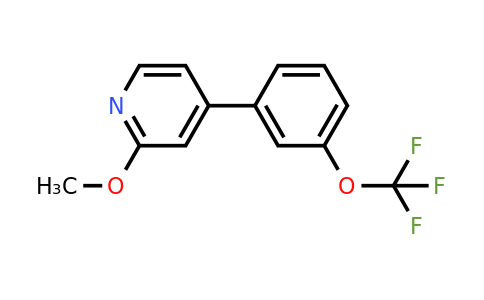 1261620-89-6 | 2-Methoxy-4-(3-(trifluoromethoxy)phenyl)pyridine