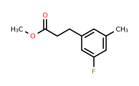 1261620-93-2 | Methyl 3-(3'-fluoro-5'-methylphenyl)propionate