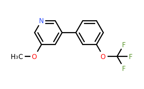1261620-98-7 | 3-Methoxy-5-(3-(trifluoromethoxy)phenyl)pyridine