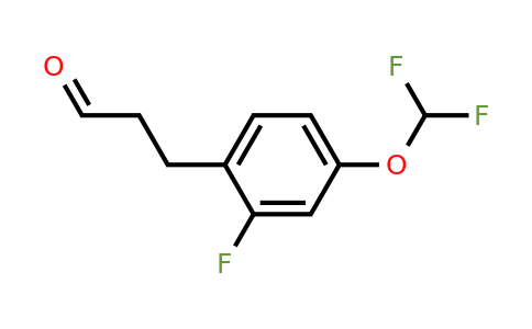 1261621-02-6 | 3-(4'-(Difluoromethoxy)-2'-fluorophenyl)propionaldehyde