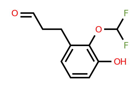 1261621-07-1 | 3-(2'-(Difluoromethoxy)-3'-hydroxyphenyl)propionaldehyde