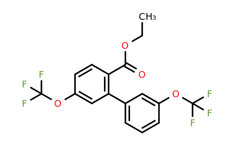 1261621-23-1 | Ethyl 5,3'-bis(trifluoromethoxy)biphenyl-2-carboxylate