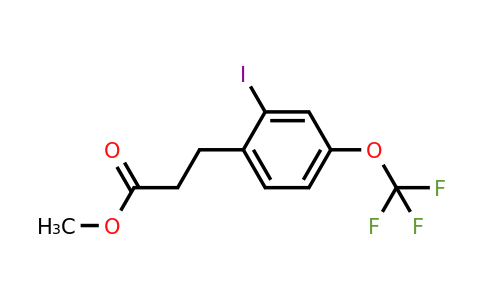 1261621-36-6 | Methyl 3-(2'-iodo-4'-(trifluoromethoxy)phenyl)propionate