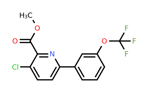 1261621-53-7 | Methyl 3-chloro-6-(3-(trifluoromethoxy)phenyl)picolinate