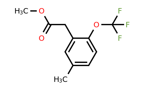 1261621-55-9 | Methyl 5-methyl-2-(trifluoromethoxy)phenylacetate