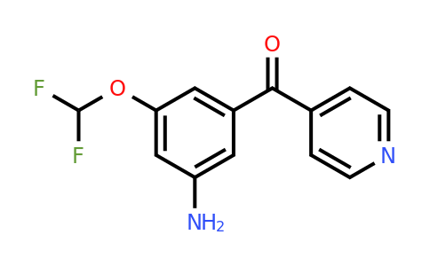 1261622-44-9 | 4-(3-Amino-5-(difluoromethoxy)benzoyl)pyridine