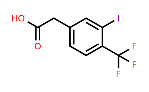 1261622-61-0 | 3-Iodo-4-(trifluoromethyl)phenylacetic acid