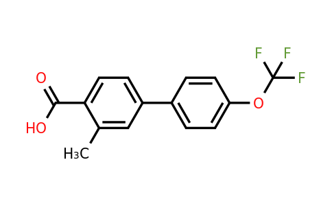 3-Methyl-4'-(trifluoromethoxy)biphenyl-4-carboxylic acid