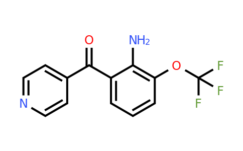 1261623-82-8 | 4-(2-Amino-3-(trifluoromethoxy)benzoyl)pyridine