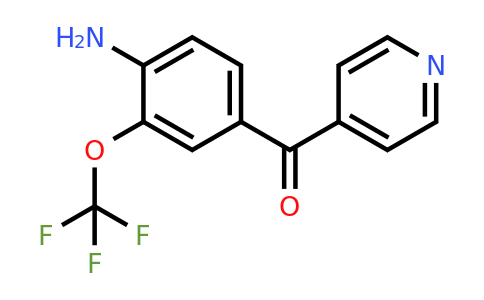 1261623-96-4 | 4-(4-Amino-3-(trifluoromethoxy)benzoyl)pyridine