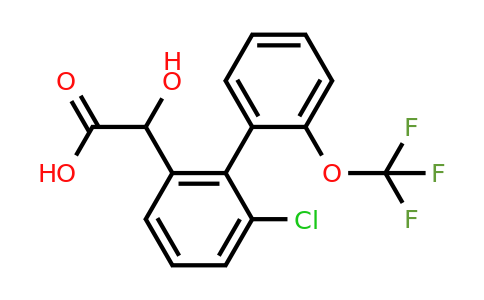 1261624-19-4 | (6-Chloro-2'-(trifluoromethoxy)biphenyl-2-yl)-hydroxyacetic acid