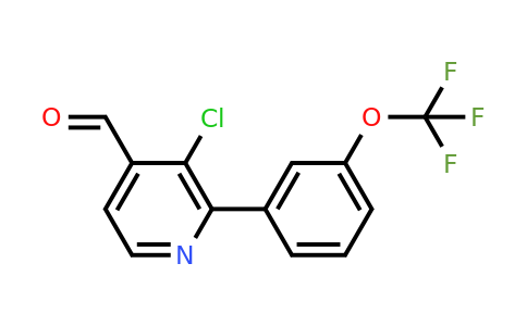 1261624-24-1 | 3-Chloro-2-(3-(trifluoromethoxy)phenyl)isonicotinaldehyde